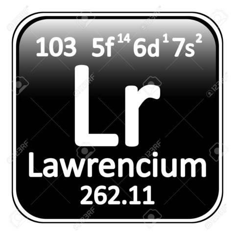 El elemeto Lawrencio es sinteitzado.