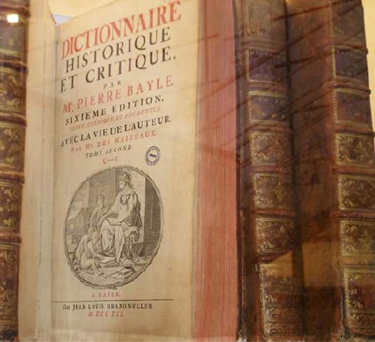 Pierre Bayle  "dictionnaire historique et critique"