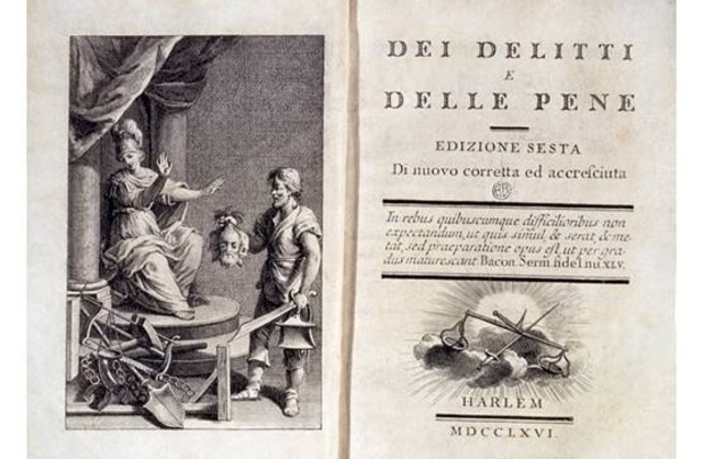 "Des délits et des peines"