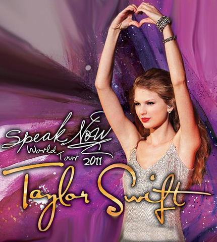 Taylor began her Speak now World tour