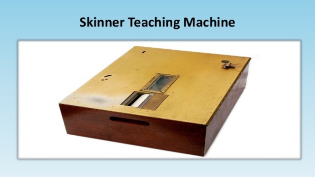 B.F. Skinner's teaching machines