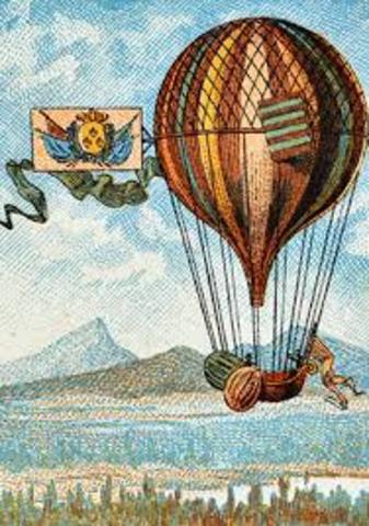 French Brothers Joseph-Michel Montgolfier and Jacques-Étienne Montgolfier make the first practical hot-air balloon.