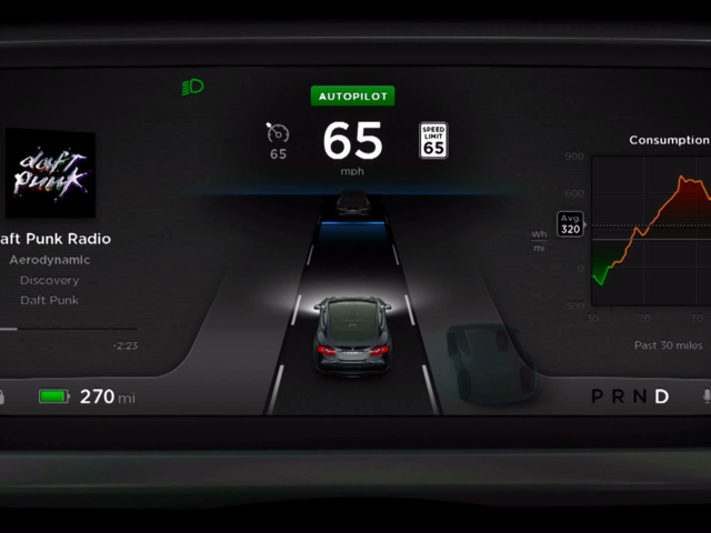 Tesla Reveals Auto Pilot In Cars