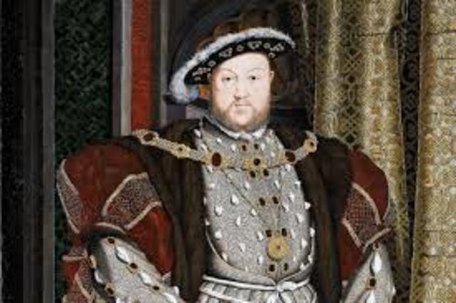 Henry Vlll broke from the Church in Rome and divorced his wife