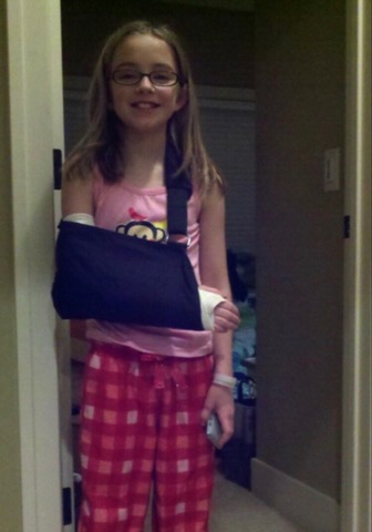 Broke my arm:(