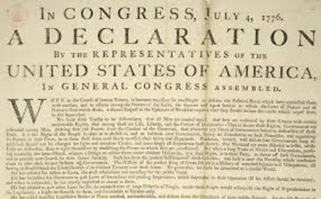 Signing of the Declaration of Independence