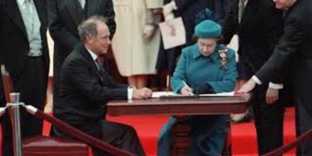 Constitution is patriated