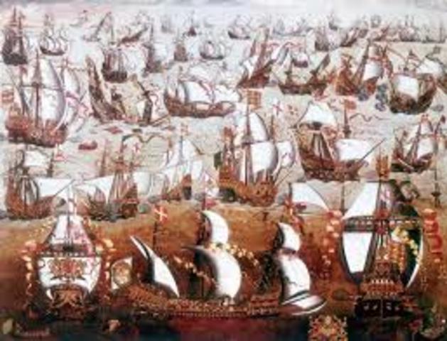 Queen Elizabeth I defeated Philip II's Spanish Armada