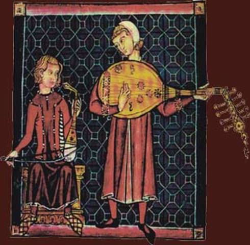 En este tiempo aparecen los Trovadores y el canto Gregoriano