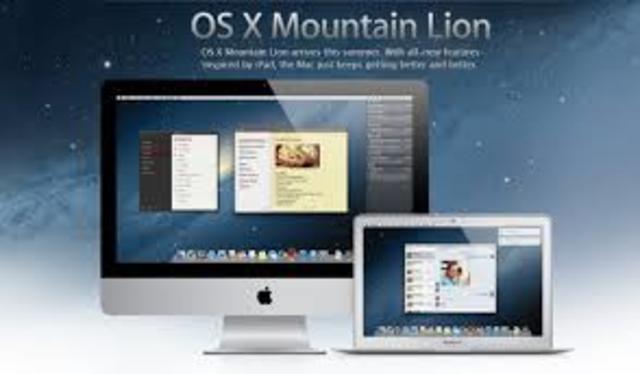 Apple Inc., lanza al mercado la nueva versión el Mac OS X Mountain Lion 10.8