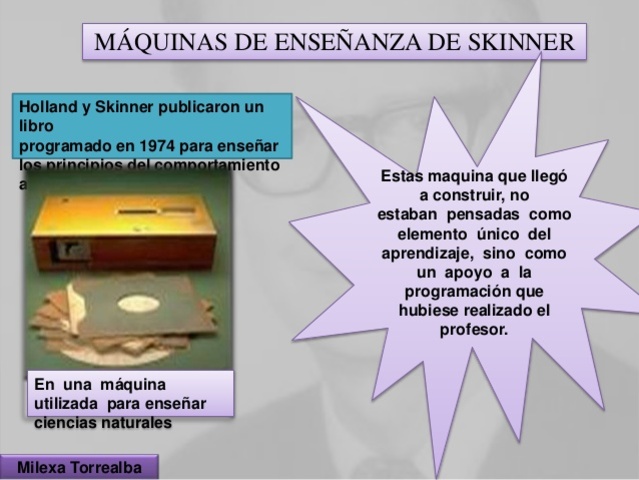 La  Maquina de Enseñanza de Skinner