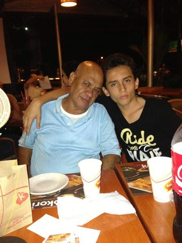 Con mi segundo padre, mi abuelo