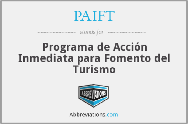 Programa de Acción Inmediata de Fomento al Turismo