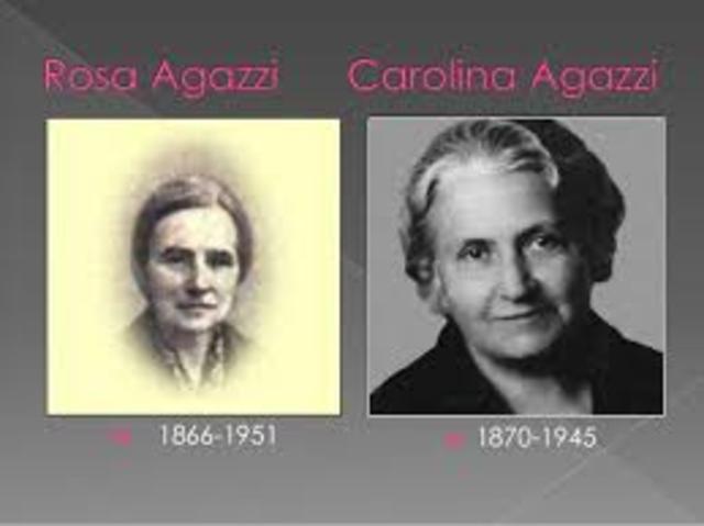 Hermanas Agazzi Rosa - Carolina Agazzi