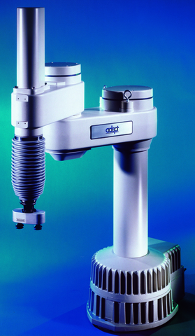 Tercera generación , primer robot SCARA: AdeptOne