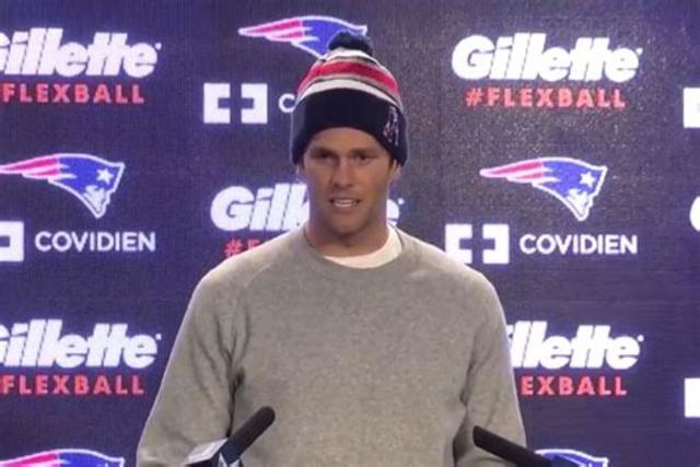 Tom Brady Holds a Press Conference.
