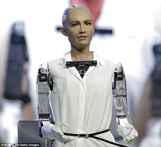 Cuarta generación, robot humanoide con inteligencia artificial: Sophia