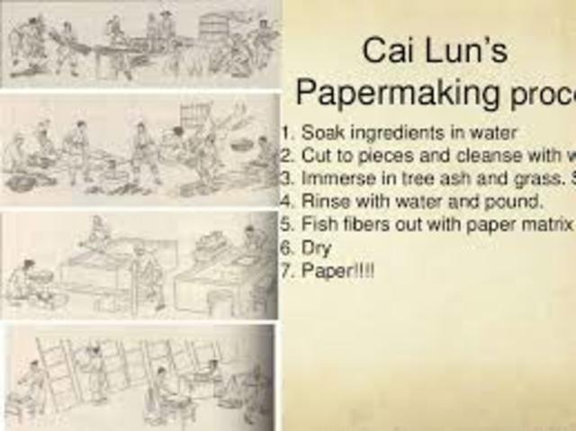 Paper was invented by the Chinese