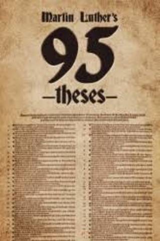 martin luther posts 95 theses