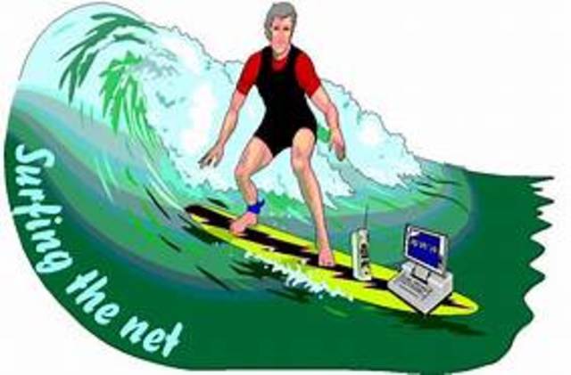 "Surfing the Internet"