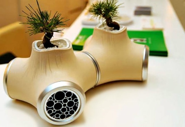 Una maceta inteligente que solventa las necesidades de una planta