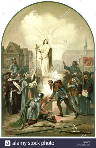 Joan of Arc Burned at the Stake