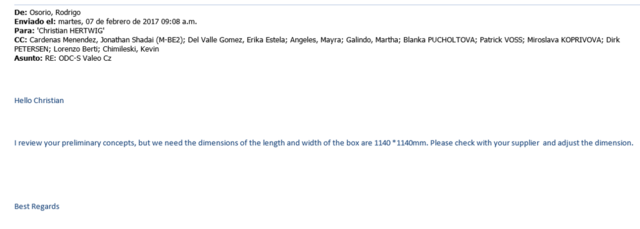 Dimensiones de cajas