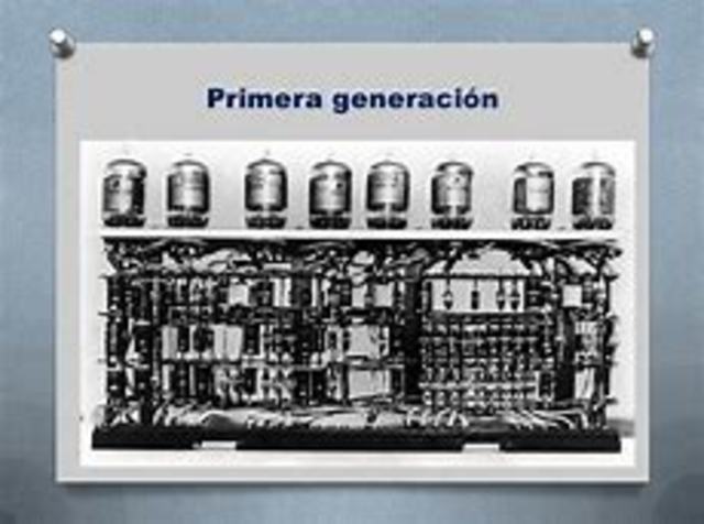 1ra Generacion de las computadoras.