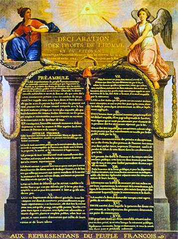 Dichiarazione dei Diritti dell’Uomo e del Cittadino.