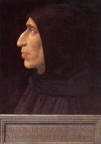 Girolamo Savonarola de Fray Bartolommeo (Óleo sobre madera / 53 x 47 cm)