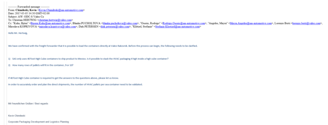 Confirmación de información