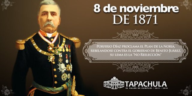 Plan de La Noria, 1871