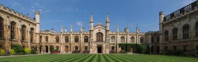 William empezo a estudiar en Cambridge