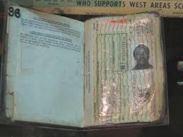 Blacks (Abolition of Passes and Co-ordination of Documents) Act No 67