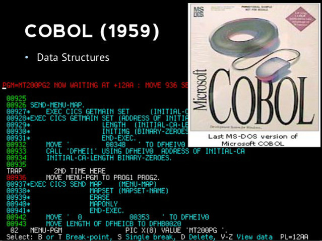 Cobol.