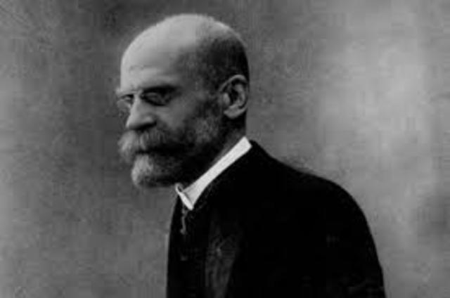Época socialista  Emilio Durkheim (1858-1917)