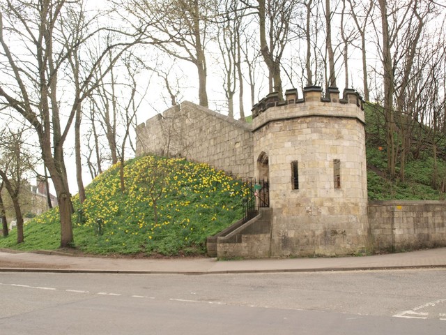 Normans arrived a built a castle