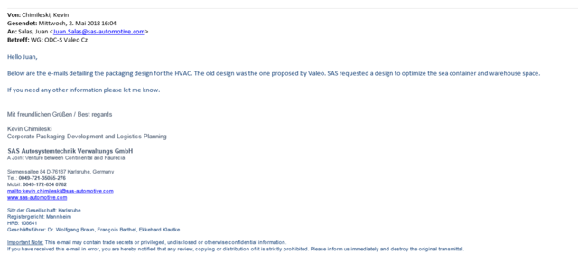 Información a SAS México