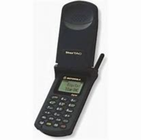 First Clamshell flip phone