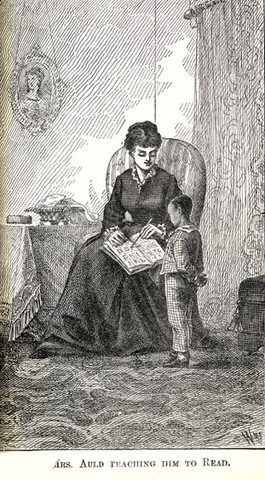 Douglass learns how to read