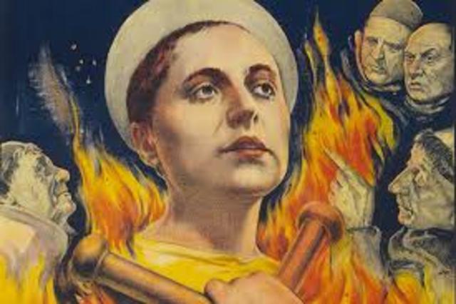 Joan of Arc Burned At The Stake