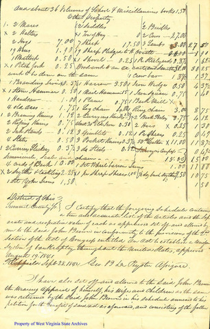 John Brown's Bankruptcy