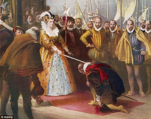 Elizabeth I sponsored Sir Francis Drake's exploration to the New World