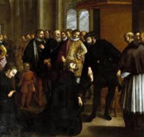 The Jesuits were spread the Catholic religion.