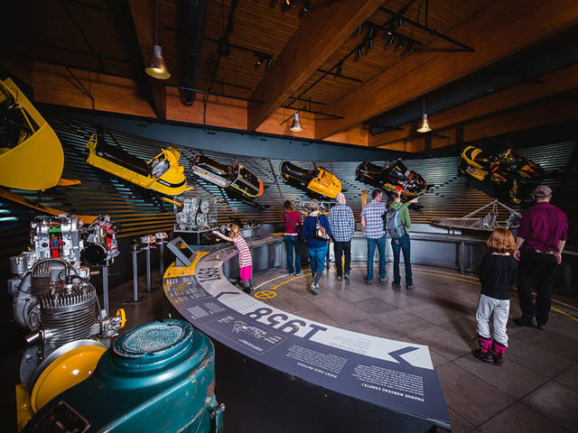 Bombardier opens its doors in Valcourt, Quebec.