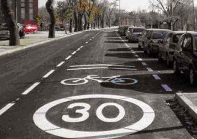 Se ponen en marcha las ciclocalles de San Jorge