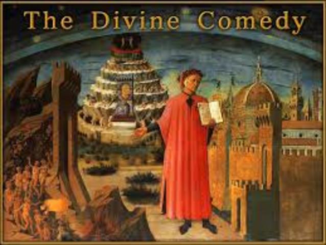 Dante writes Divine Comedy