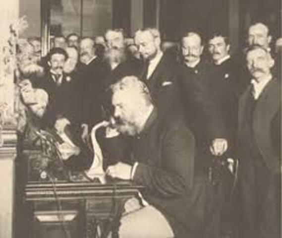 First telephone on White House