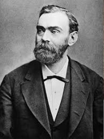 Alfred Nobel invents dynamite