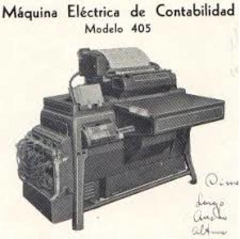 maquinas electromecánicas de contabilidad